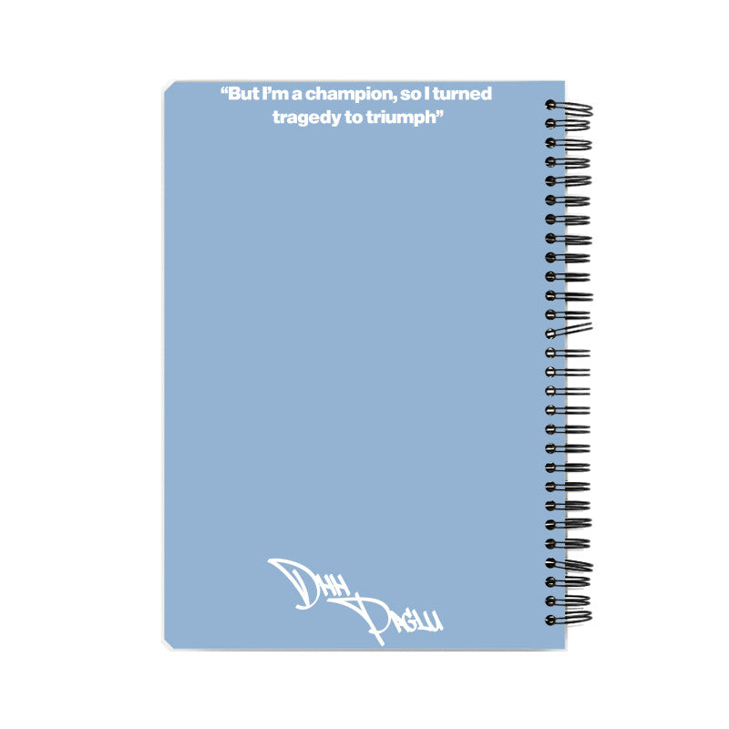 KANYE WEST PRINTED A5 SIZED SPIRAL WIRO NOTEBOOK