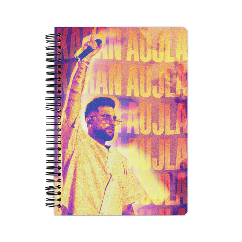KARAN AUJLA PRINTED A5 SIZED SPIRAL WIRO NOTEBOOK