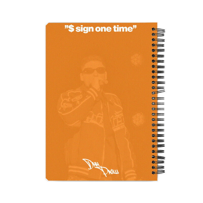 KR$NA PRINTED A5 SIZED SPIRAL WIRO NOTEBOOK